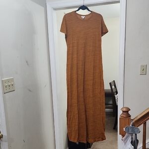 LuLaRoe Warm Brown Maxi Dress
